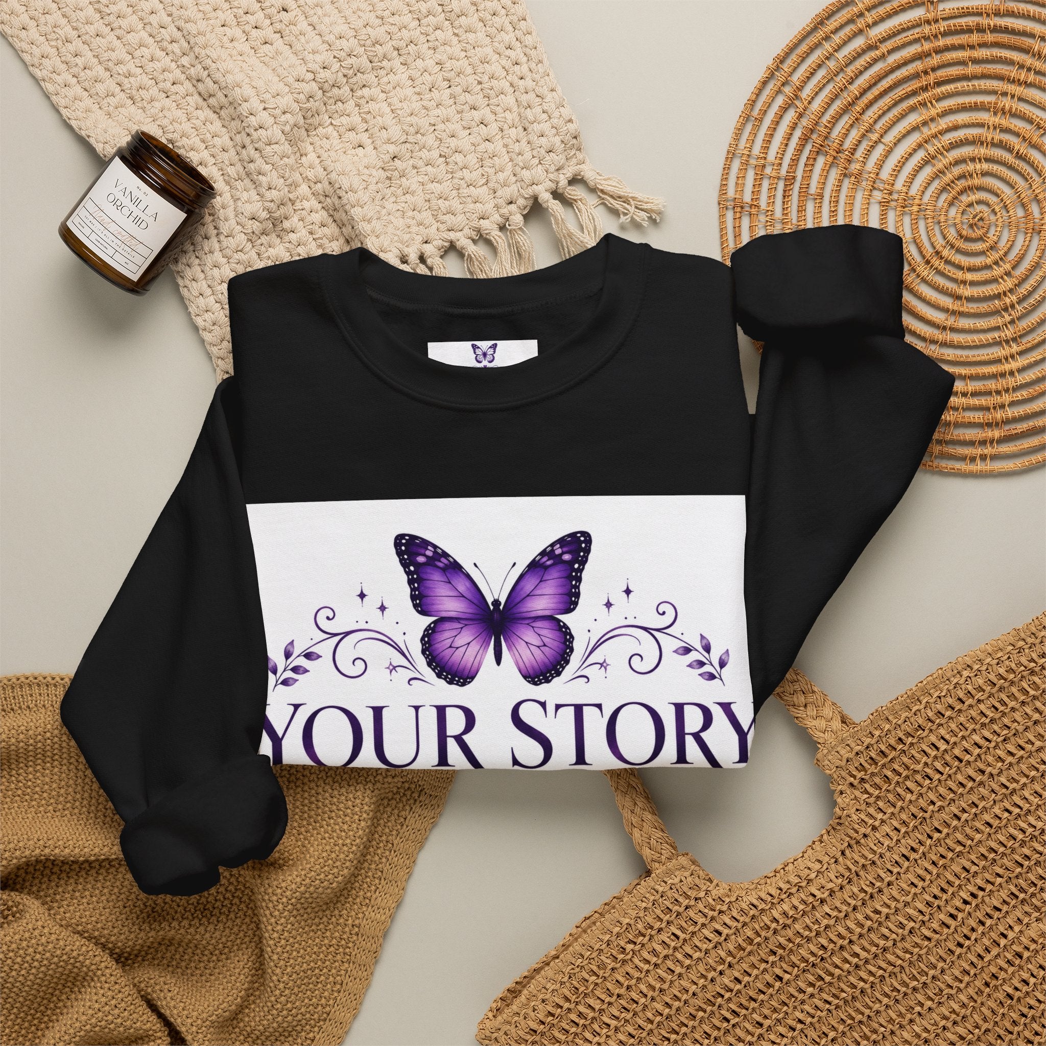 Your Story Lives On Memorial Sweatshirt – Butterfly Remembrance Collection