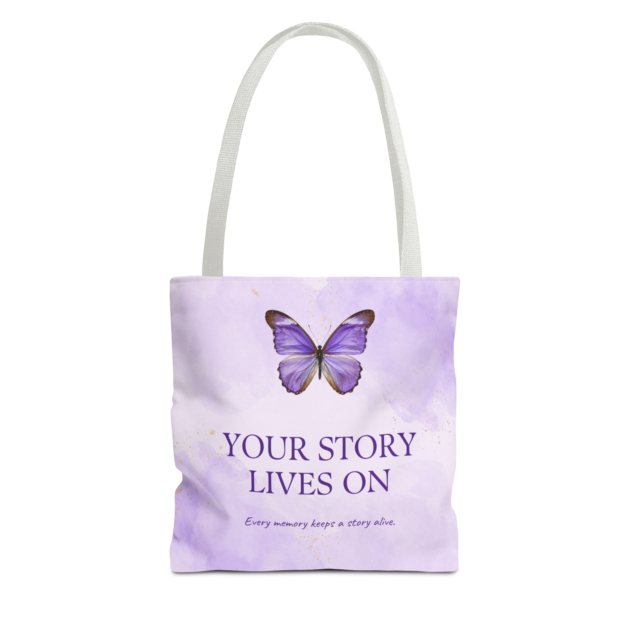 Your Story Lives On Butterfly Memorial Tote Bag