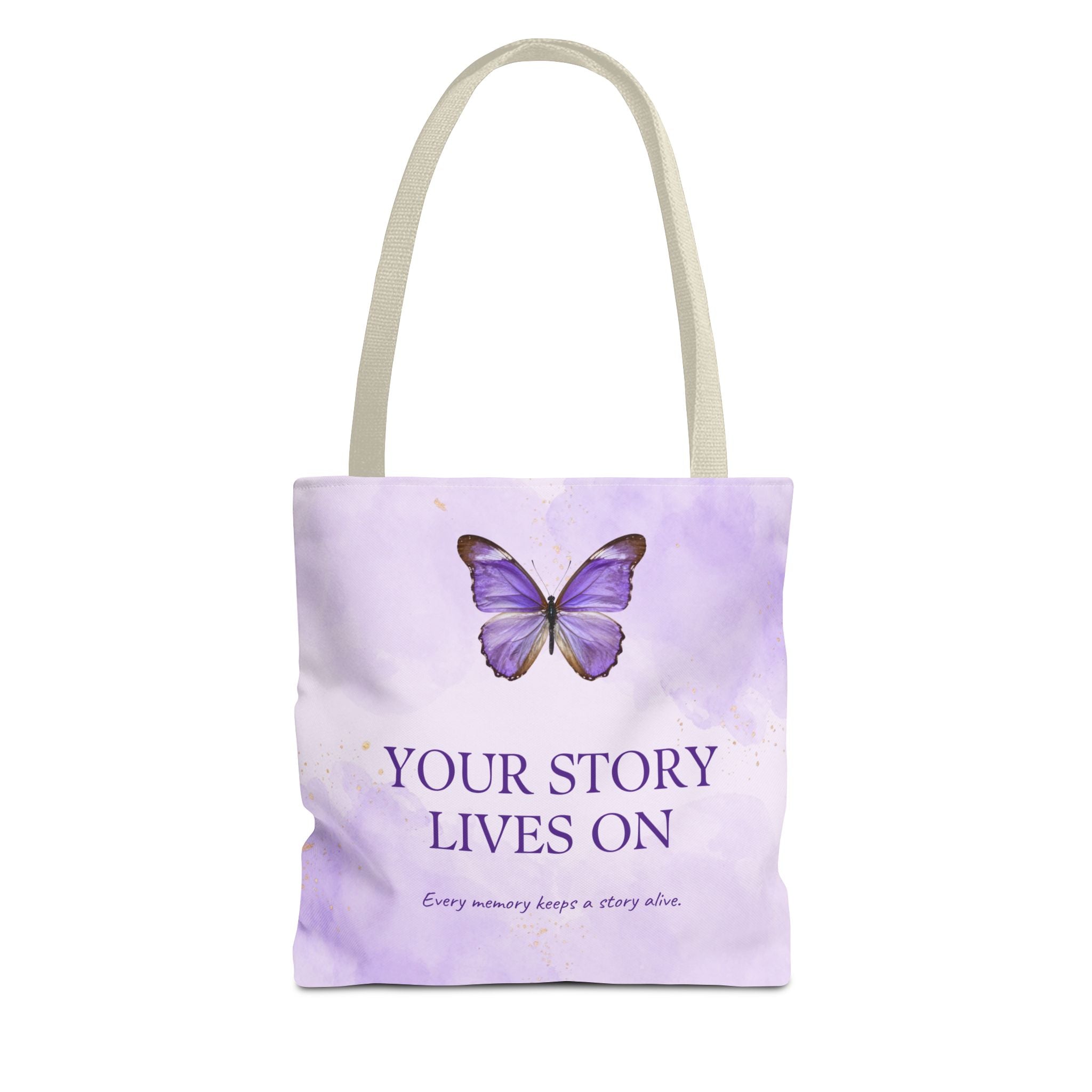 Your Story Lives On Butterfly Memorial Tote Bag