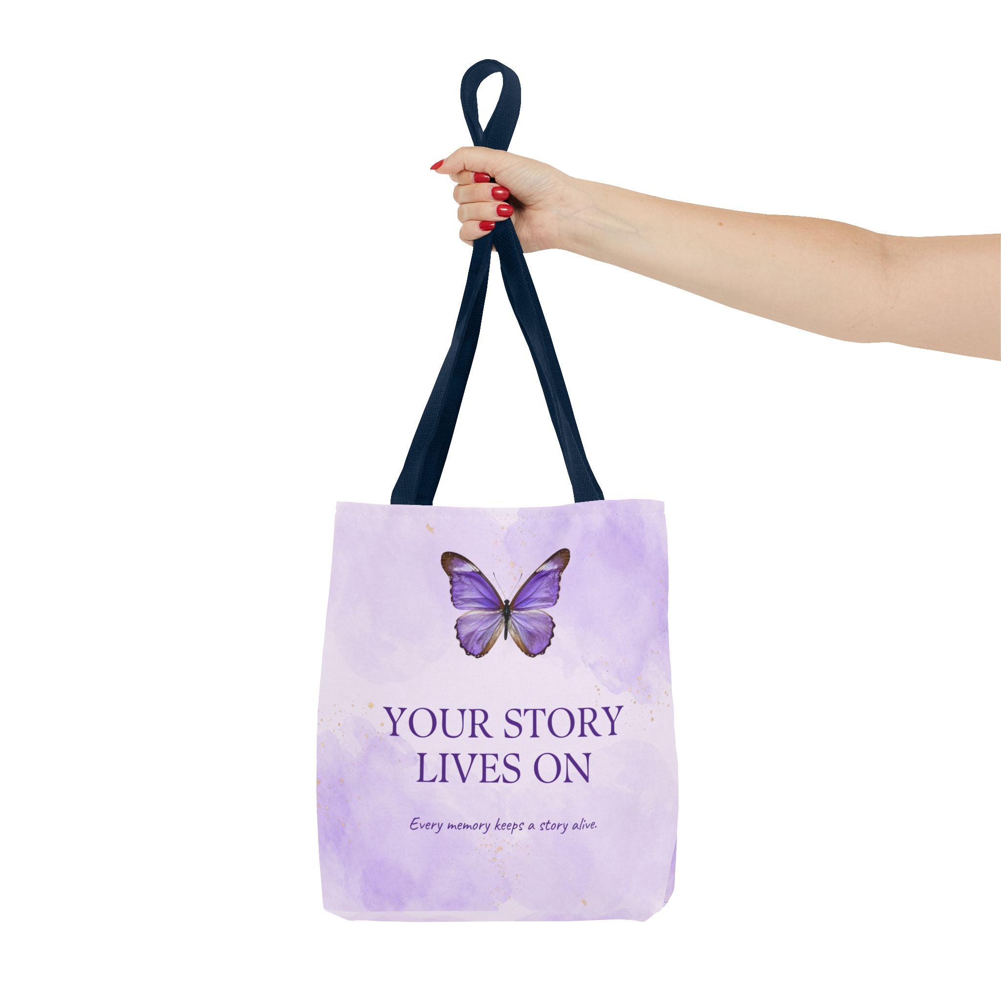 Your Story Lives On Butterfly Memorial Tote Bag
