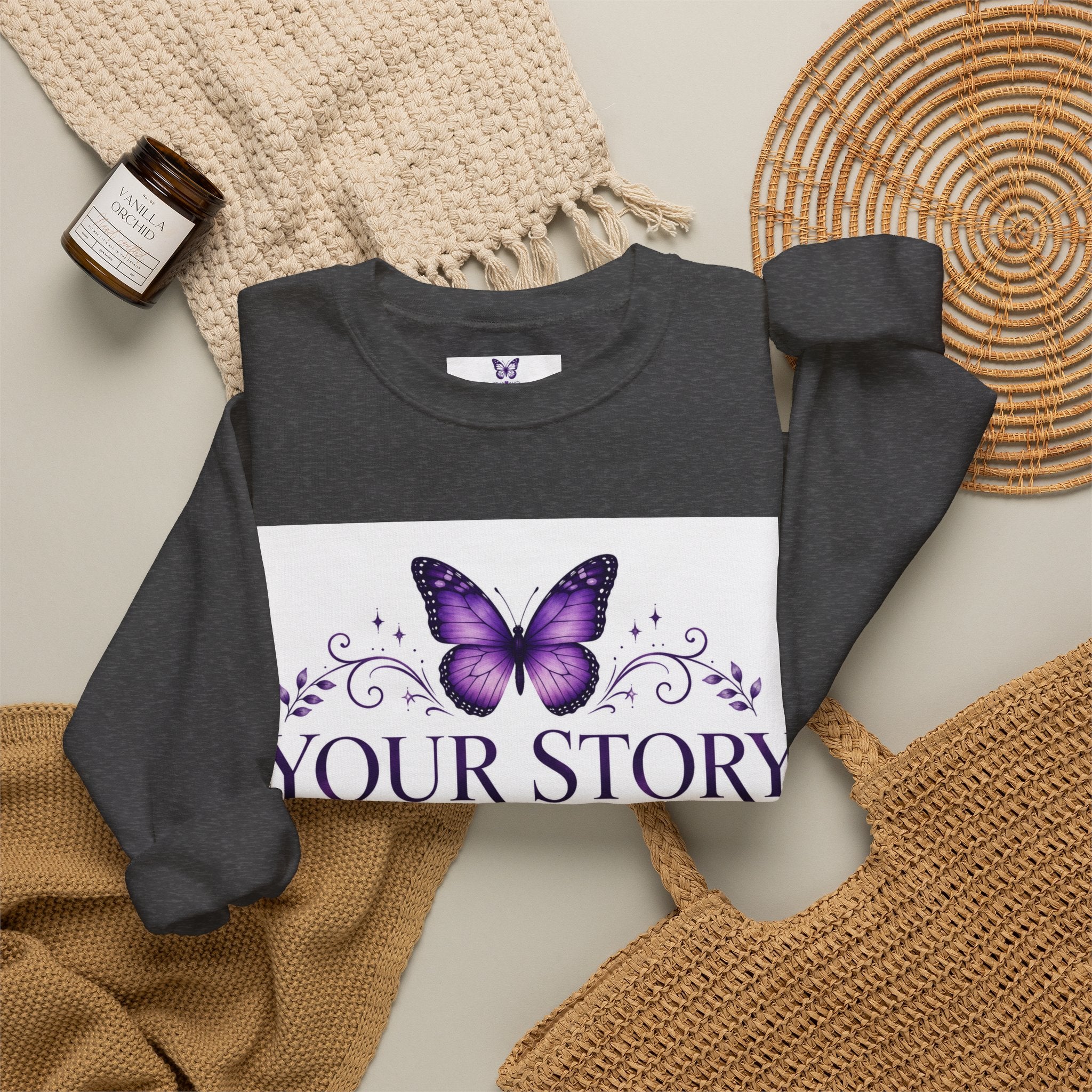 Your Story Lives On Memorial Sweatshirt – Butterfly Remembrance Collection