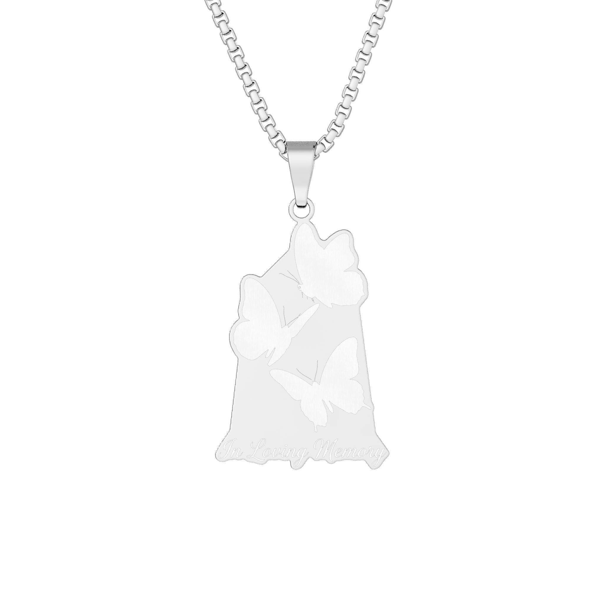 Carry Their Memory™ Personalized Memorial Photo Pendant Necklace