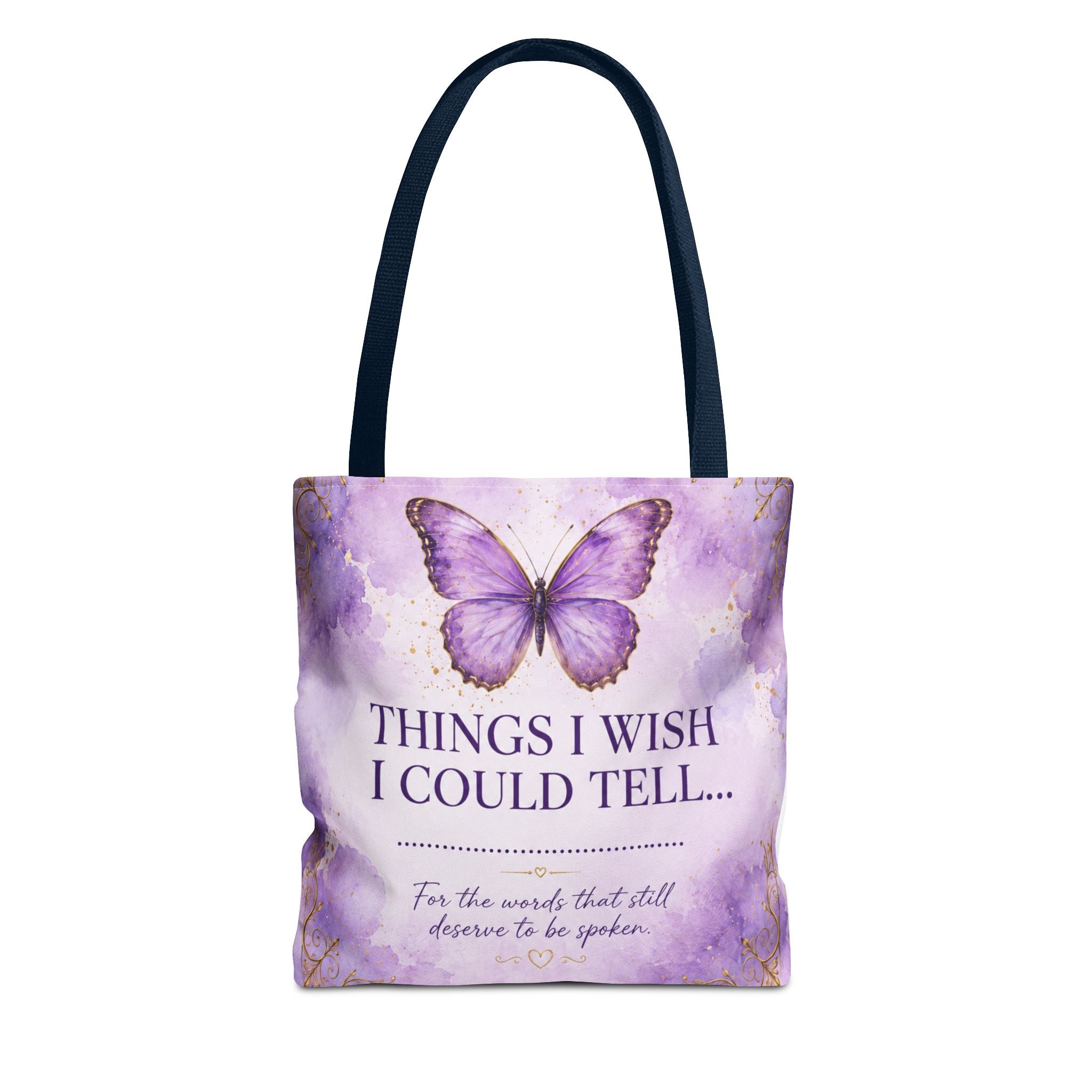 Things I Wish I Could Tell... Butterfly Reflection Tote Bag