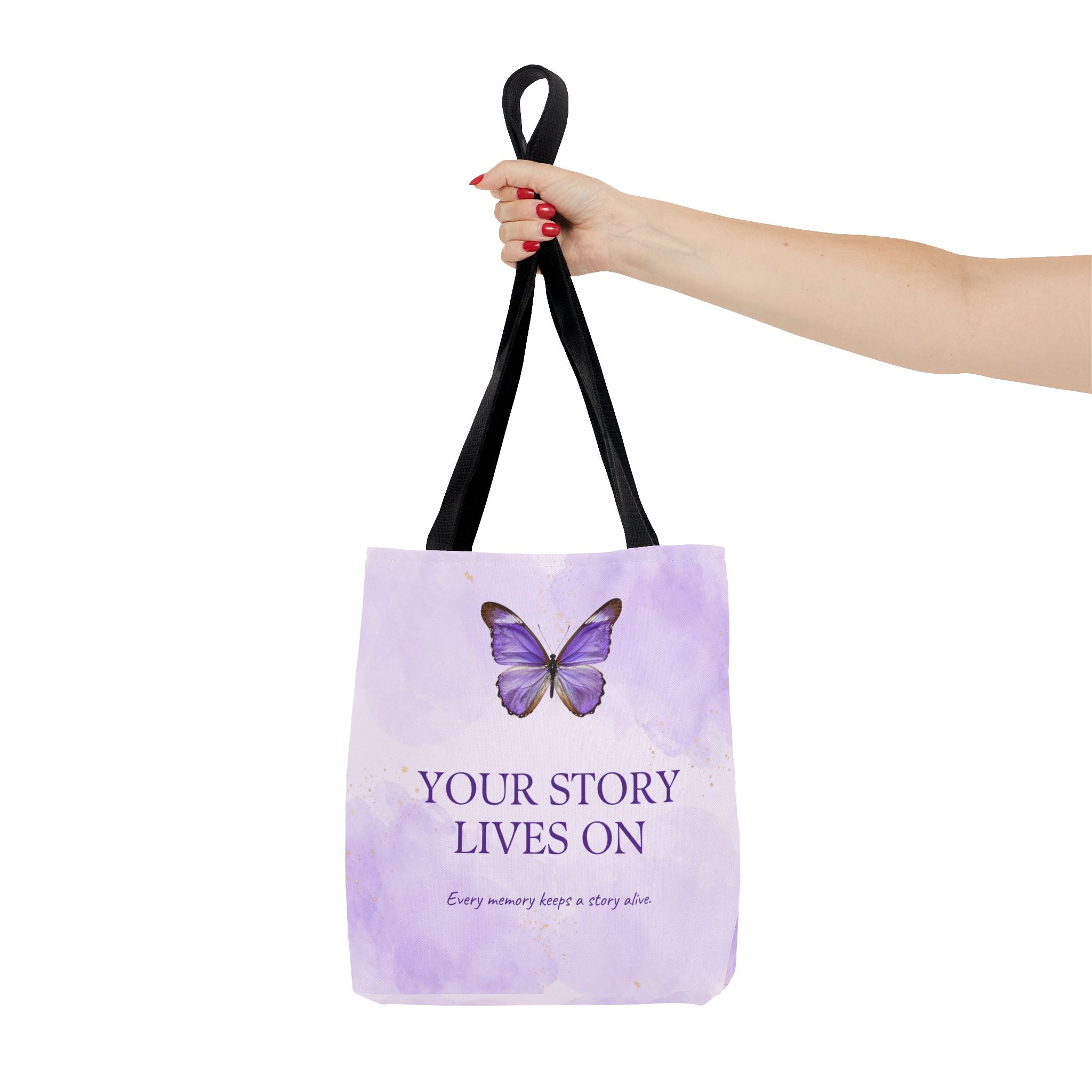 Your Story Lives On Butterfly Memorial Tote Bag