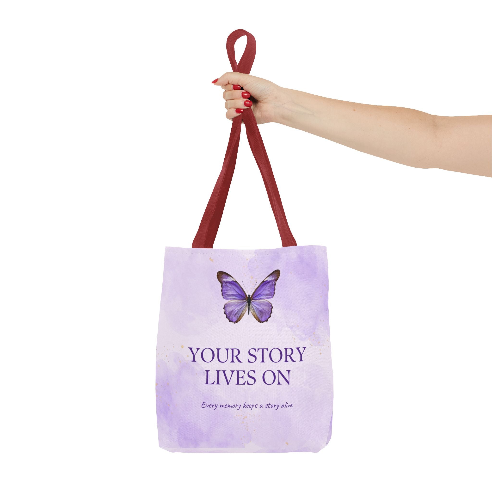 Your Story Lives On Butterfly Memorial Tote Bag