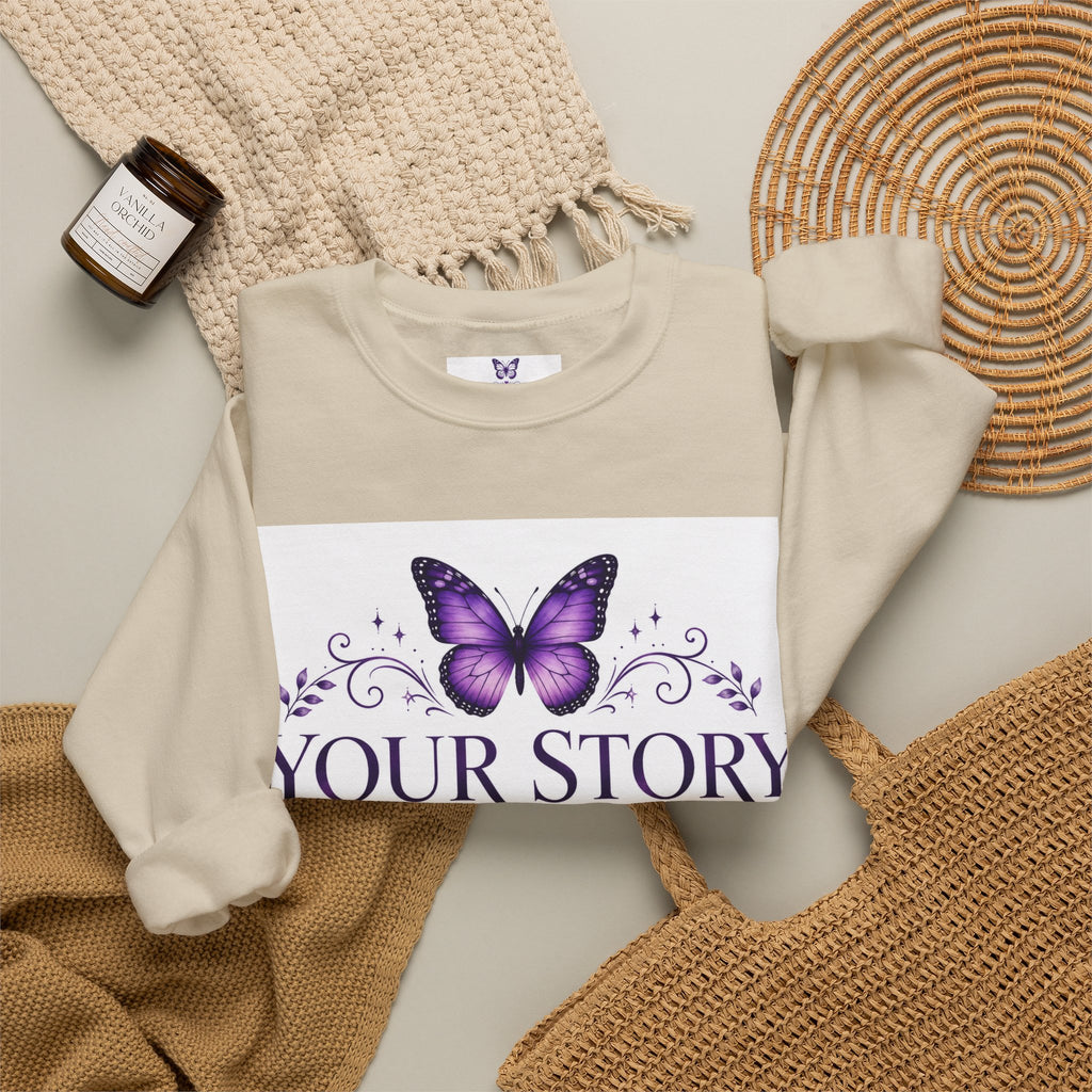 Your Story Lives On Memorial Sweatshirt – Butterfly Remembrance Collection