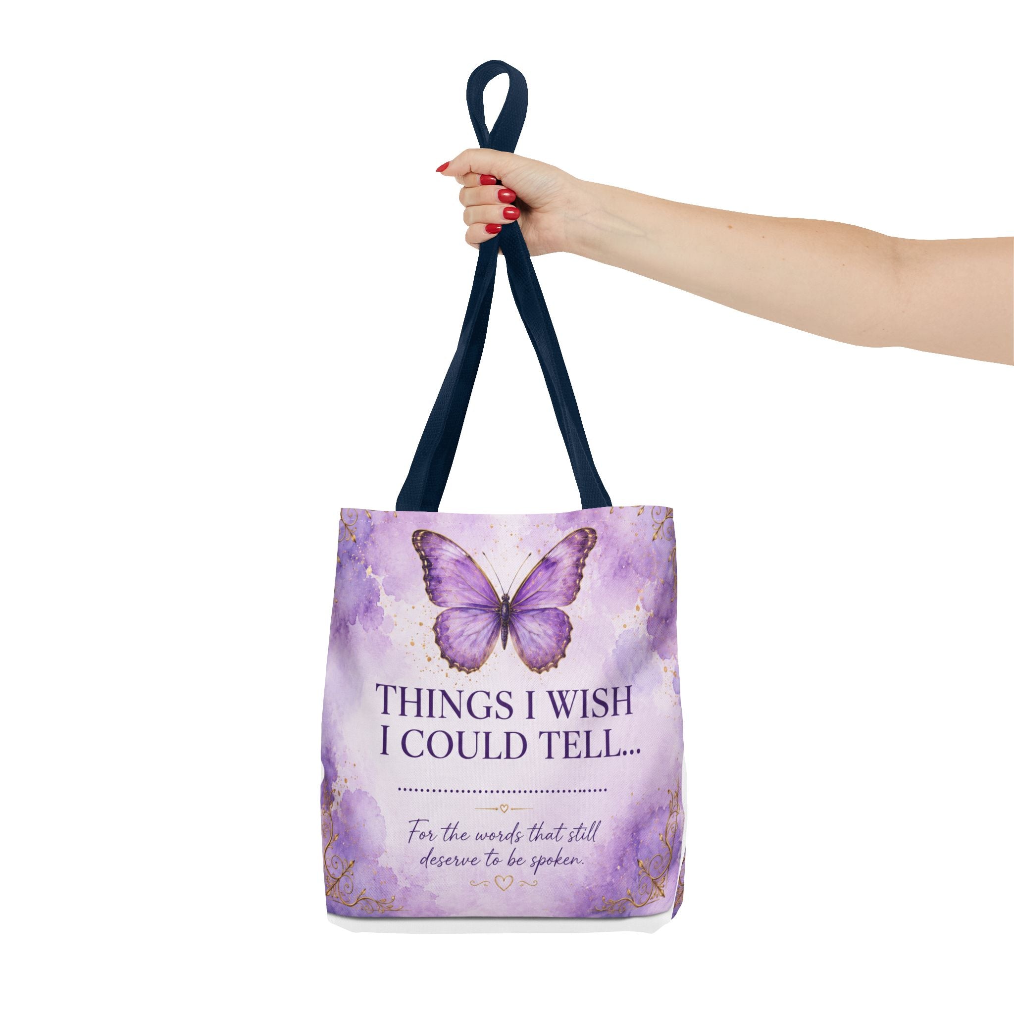 Things I Wish I Could Tell... Butterfly Reflection Tote Bag