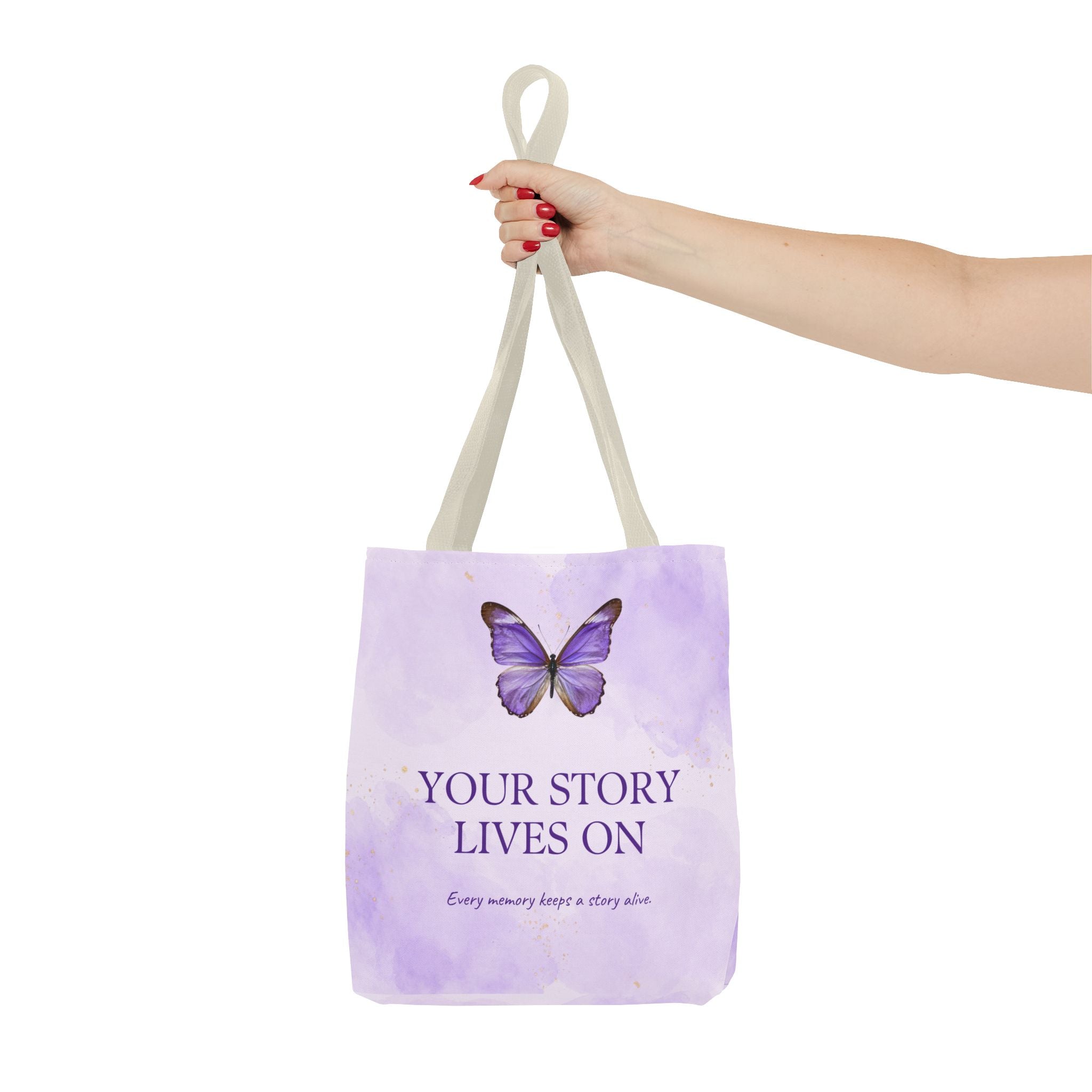 Your Story Lives On Butterfly Memorial Tote Bag
