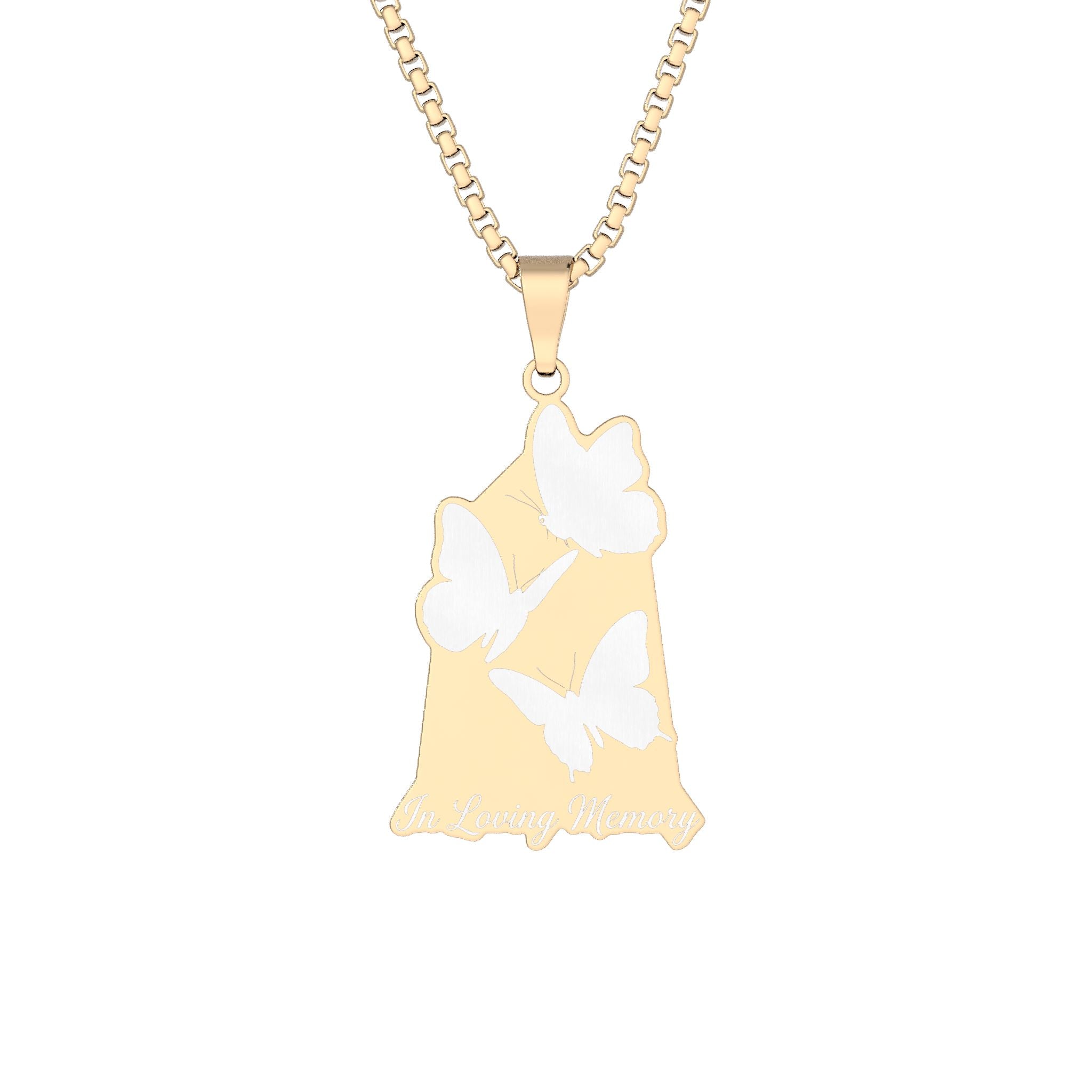 Carry Their Memory™ Personalized Memorial Photo Pendant Necklace